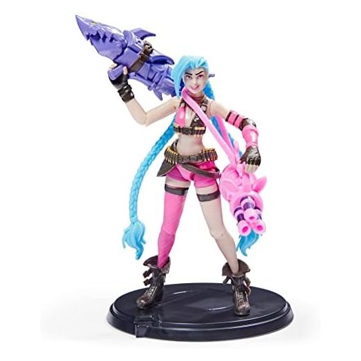 Official 4-Inch Jinx Collectible Figure with Premium Details and 2 Accessories, The Champion Collection, Collector Grade, Ages 12 and Up