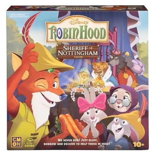 Disney Robin Hood Sheriff of Nottingham Game Family Board Games Disney Gifts Board Games for Family Night, for Adults & Kids Ages 10 and up