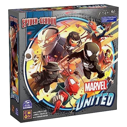 Marvel United Spider-Geddon Strategy Board Game by CMON & Spin Master Games | Spider Man Adult Toy | Spiderman Toy for Adults & Kids Ages 14 and up