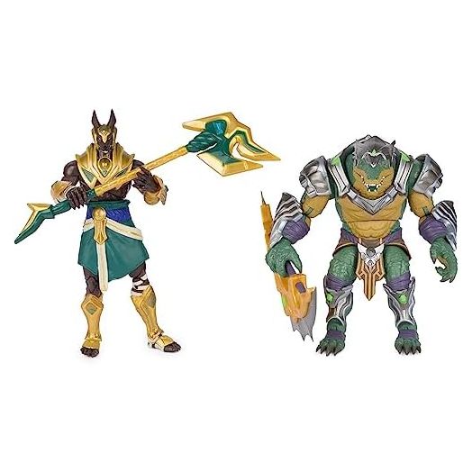 2-Pack, Official Nasus and Renekton Collectible Figures, Over 7-Inches with 2 Accessories, The Champion Collection, Collector Grade, Ages 14 and Up
