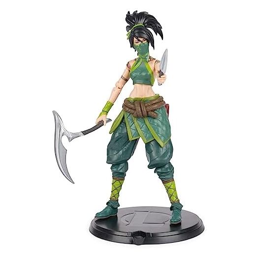Official Akali Premium Collectible Action Figure with Base, Over 7-Inches Tall, The Champion Collection, Collector Grade, Ages 14 and Up