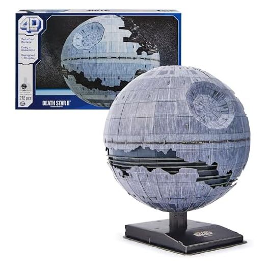 Star Wars Deluxe Death Star II Cardstock 3D Model Kit, Star Wars Gifts, Star Wars Toys, Star Wars Fans & Collectors, Adults & Teens 12+