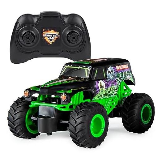 Monster Jam, Official Grave Digger Remote Control Monster Truck, 1: 24 Scale, 2.4 Ghz, for Ages 4 & Up