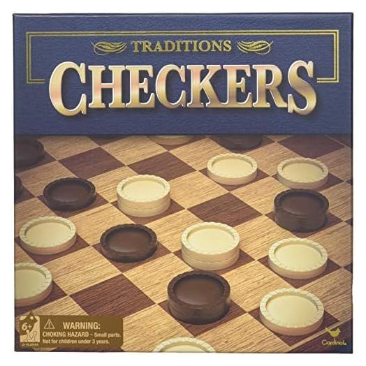Checkers 13”x13” Board Game in Box