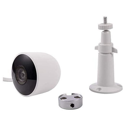 VOMENC Compatible for Nest Cam Wall Mount Versatile Aluminum Bracket Compatible for Nest Cam Outdoor Security Camera (1PACK)
