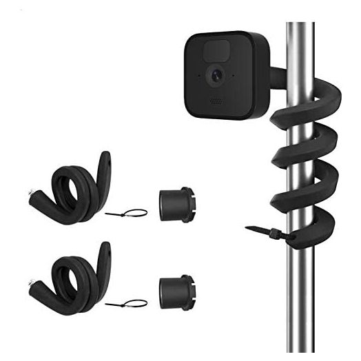 Upgraded Version VOMENC Flexible Twist Mount for All-New Blink Outdoor Indoor Camera Blink Mini and Blink Indoor and Outdoor Camera (Black 2PACK)