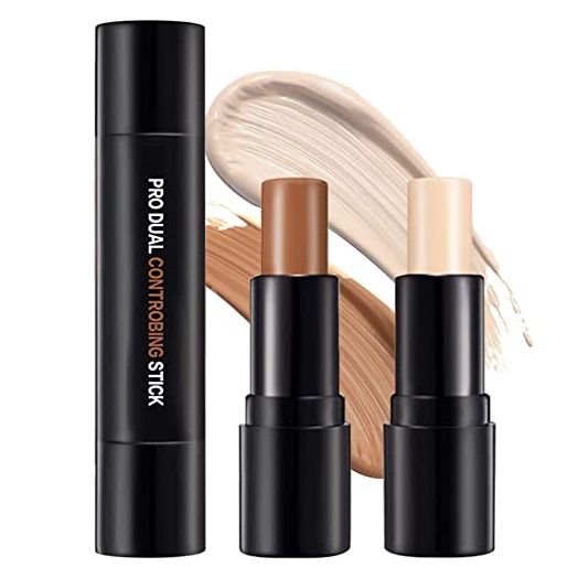 ONLYOILY double-end contour highlighter stick contour stick,face highlighter, contour makeup contouring sticks cream concealer (1)