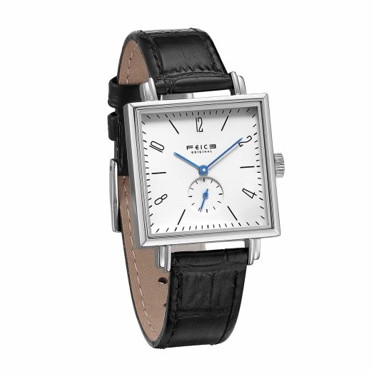 FEICE Women's Watches Leather Strap Casual Square Quartz Analog Watch Sapphire Crystal Minimalist Design Dress Watch Elegant Wristwatch for Ladies Girls Gift -FG301