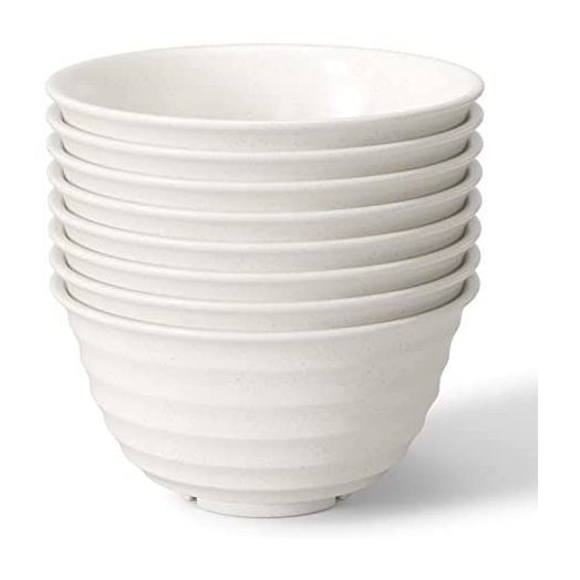 Homestockplus Unbreakable Cereal Bowls, 30 OZ Ramen Bowl, BPA Free (Set of 8)