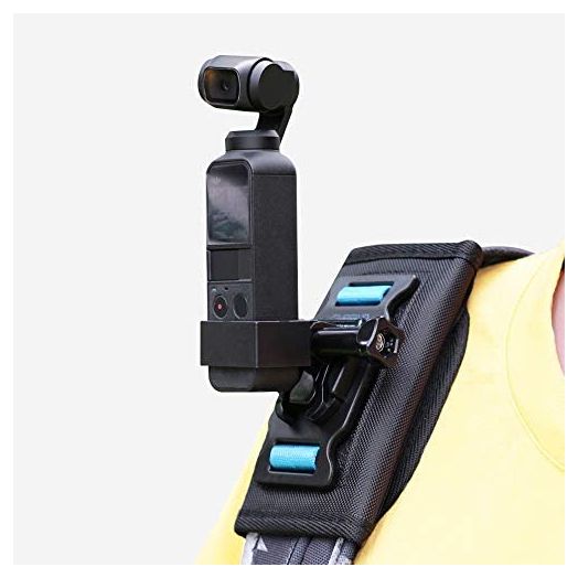 Osmo Pocket Backpack Mount Backpack Strap Knapsack Shoulder Mount with Extended Border Compatible with DJI Osmo Pocket,Osmo Pocket 2