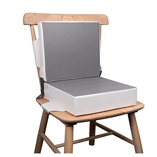 Toddler Booster Seat for Dining Table, Baby Booster Seat for Dining Table Waterproof with 2 Adjustable Seat Belts Safety Buckle