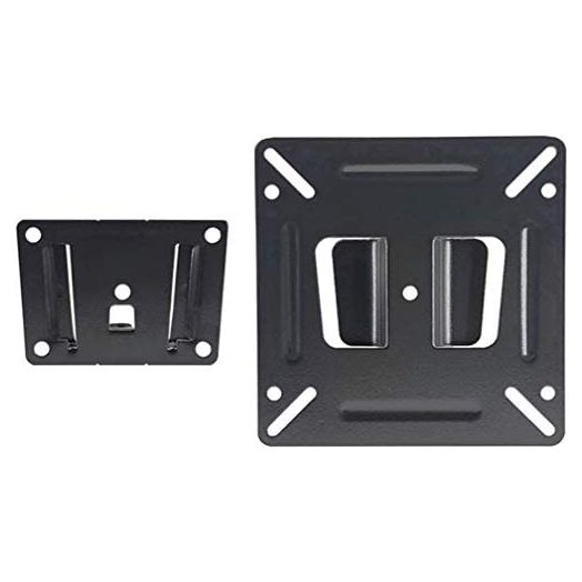 RV TV Mount Monitor Wall Mount Camper 14-24 Inch LED LCD Low Profile Flat Curved Screen TV or Computer, Small Fixed Monitor Bracket with Screw