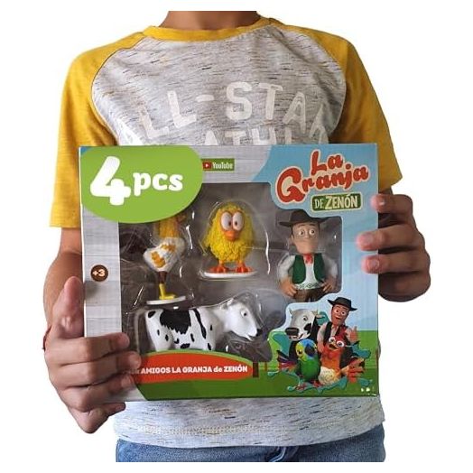 La Granja de Zenon Adventure Action Figures Set, 4 Collectible Action Figures, Toys for Kids