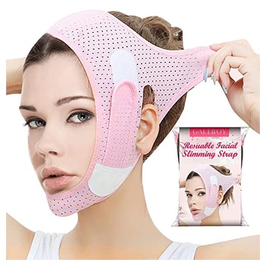 Double Chin Reducer Face Slimming Strap V Line Lifting Face-belt Chin Strap For Women and Men Tightening Skin Preventing Sagging
