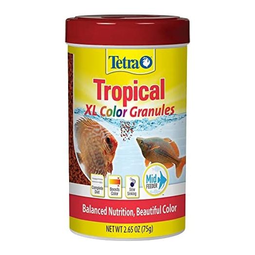 Tetra 16159 Color Tropical Granules with Natural Color Enhancer, 2.65-Ounce