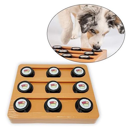 Our Pets Sushi Interactive Puzzle Game Dog Toys & Cat Toys (Dog Puzzle, Cat Puzzle & Interactive Dog Toys) Great Alternative to Snuffle Mat for Dogs, Slow Feeder Dog Bowls & Slow Feeder Cat Bowl