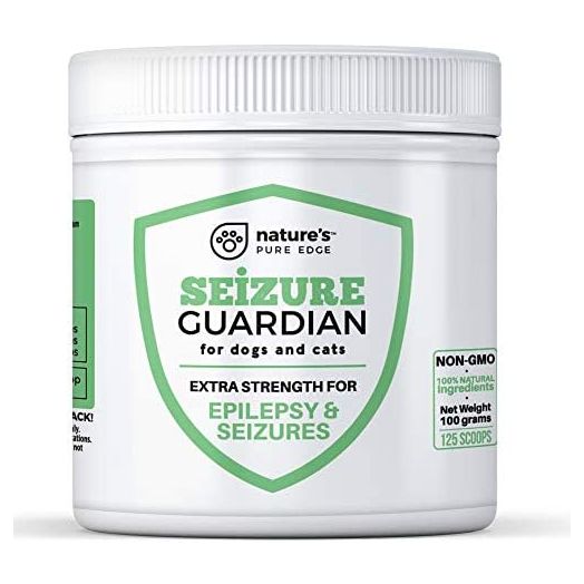 Seizure Support and Calming Aid for Dogs and Cats - All Natural Epilepsy and Seizure Aid. Hemp, Ashwagandha, Blue Vervain, Valerian, L-tryptophan, L-Taurine, Chamomile, Milk Thistle, Turmeric.