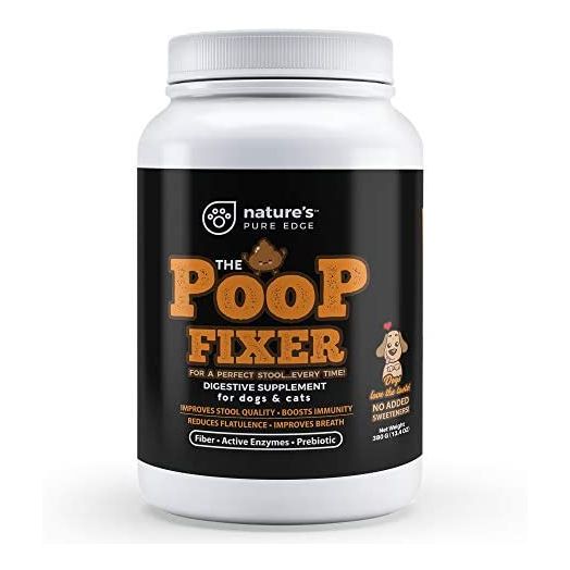 Poop Fixer. Cat & Dog Fiber Supplement Powder for The Perfect Poop! Freeze Dried Pumpkin Powder Dog & Cats Love. Dog Diarrhea Digestive Aid Anti Diarrhea for dogs. Cat & Dog Stool Hardener.
