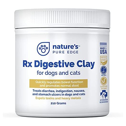 Rx Clay for Digestion for cat and Dog Stomach Relief. Cat and Dog Anti Diarrhea Medication. Cat and Dog Stomach Upset Medicine for cat and Dog Diarrhea. Extra Large 210 Grams. Veterinary Grade.