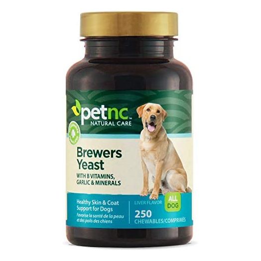 PetNC Natural Care Brewers Yeast Chewables for Dogs, 250 Count