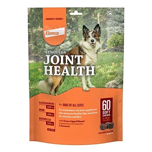 Synovi G4 Dog Joint Supplement Chews for Dogs of All Ages, Sizes and Breeds