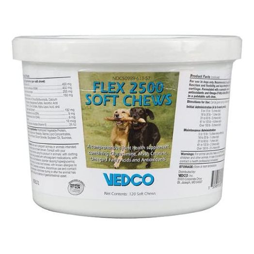 Flex 2500 Soft Chews - 120 ct - Joint Health for Dogs