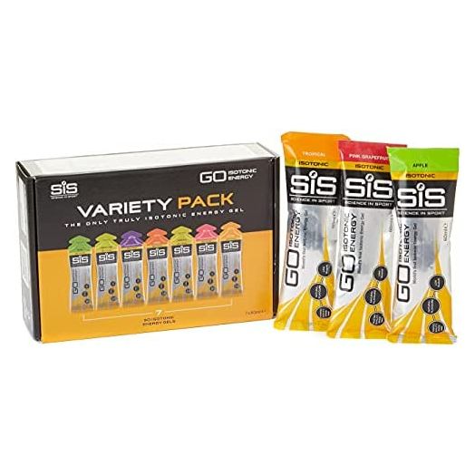 Science in Sport 60 ml Energy Gel Variety - Pack of 7