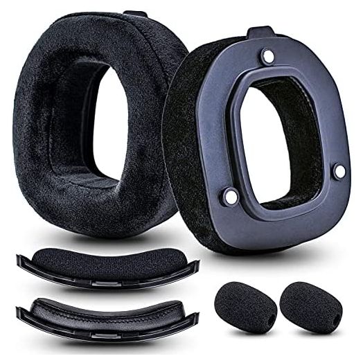 CCRE Velour Earpads Replacement for Astro A50 GEN4 Headset - Astro A50 Mod Kit - A50 Accessories/Ear Cushion/Ear Cups (Black)