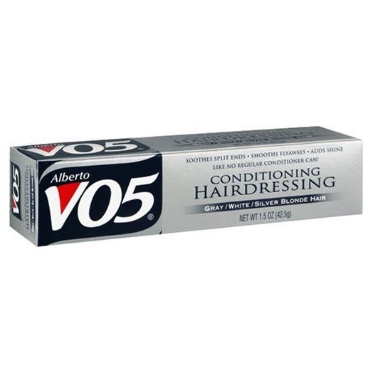 Alberto VO5 Conditioning Hairdressing for Gray/White/Silver Blonde Hair, 1.5-Ounce Tubes (Pack of 6)