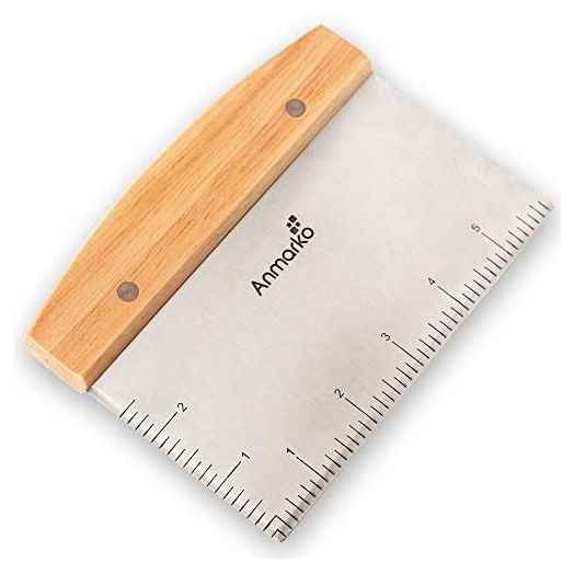 Anmarko Stainless Steel Griddle Scraper Chopper, Dough Cutter