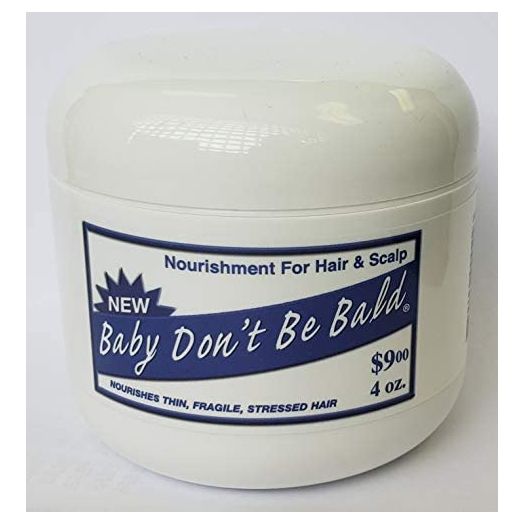 Baby Dont Be Bald Baby Hair & Scalp Nourishment Blue 4 Oz