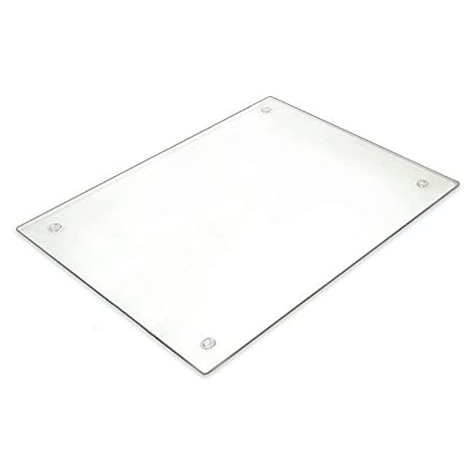 Tempered Glass Cutting Board, Scratch Resistant, Heat Resistant, Shatter Resistant, Dishwasher Safe.