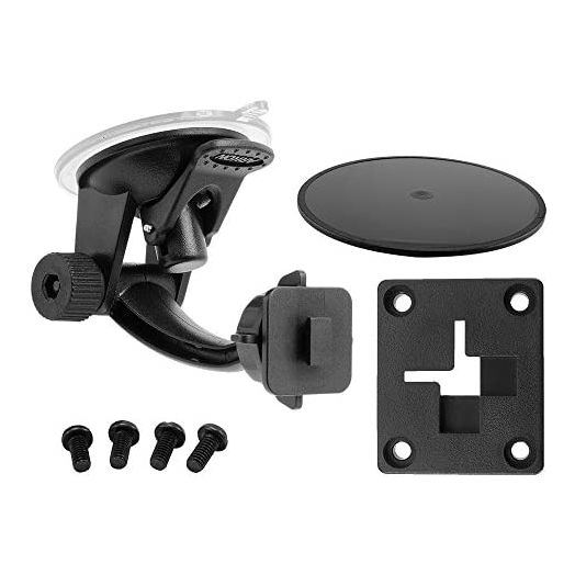 ARKON Windshield Dash Suction Car Mount for XM and Sirius Satellite Radios Single T and AMPS Pattern Compatible, Black - SR114