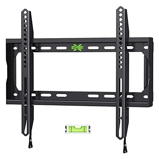 USX MOUNT Fixed TV Wall Mount with Low Profile for Most 26-55 Inch LED, LCD and Flat Screen TVs, TV Mount Bracket with VESA Up to 400x400mm and Weight Capacity 99lbs,and Space Saving TV Bracket