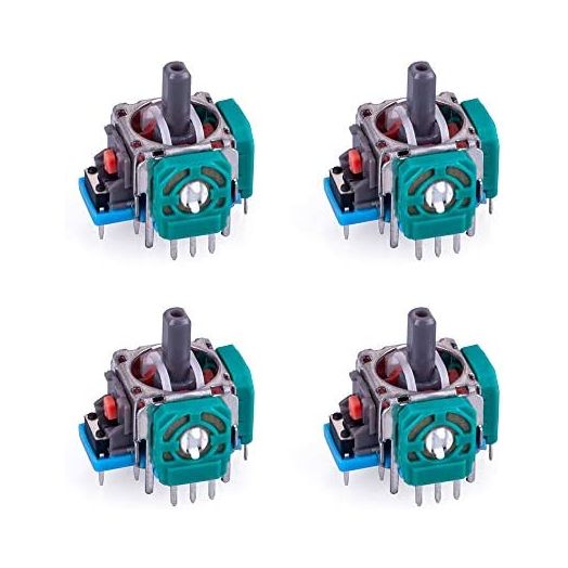 RGEEK 4Pack 3D Analog Stick Joystick Replacement for Playstion 4 PS4 Controller