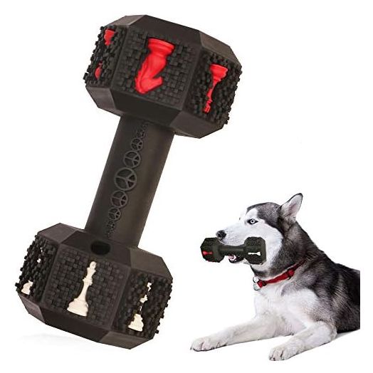 Dog Chew Toys for Aggressive Chewers,Food Grade Non-Toxic Dental Pet Toy,Tough Durable Indestructible Dog Toys for Medium Large Dogs.Black.