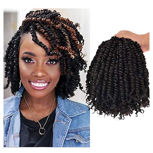 7 Packs10 Inch Pre-twisted Passion Twist Crochet Hair Pre-looped Braids For Black Woman Synthetic Hair Extensions
