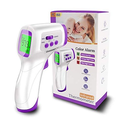 Forehead Thermometer for Adults, Digital Non Contact Infrared Thermometer for Kids, Baby with Instant Accurate Reading , Fever Alarm