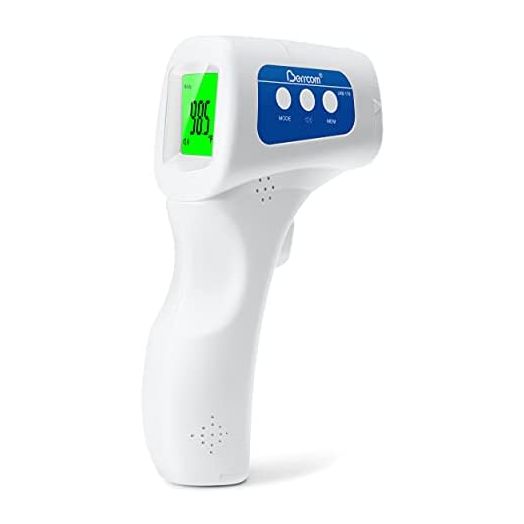 Berrcom Non Contact Infrared Forehead Thermometer JXB-178 Baby Fever Check Thermometer 3 in 1 Contactless for Kids Infant Adult (Batteries Not Included)