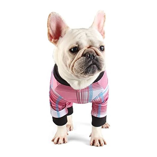 Etdane Small Dog Onesies Surgical Recovery Suit Long Shirt Pet Cold Weater Vest for Home Outdoor