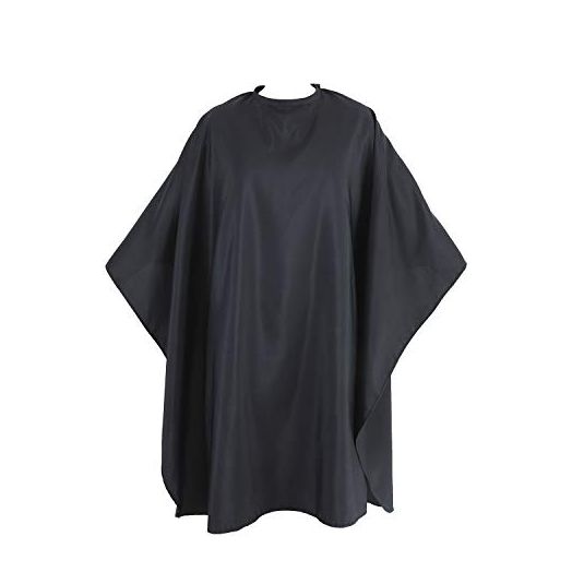 YELEGAI Barber Cape-Professional Salon Hair Cutting Cape,56x63 inches Large Hairdresser Cape for Haircut,Coloring,Makeup,Styling and More,(Black)