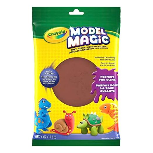 Crayola Model Magic 4-Ounce, Earth Tone, Modeling Clay Alternative