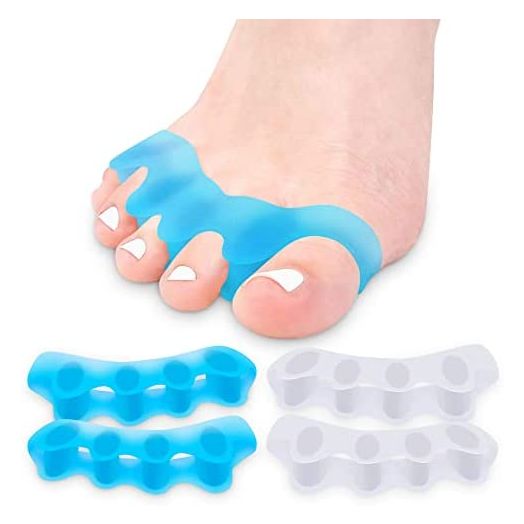 Toe Separator Toe Spacers for Feet – 2 Pairs Premium Bunion Corrector for Women & Men, Hammer Toe Straightener, Comfortable and Durable Toe Separators for Overlapping Toes