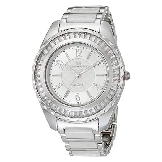 Oceanaut Women's Lucia Quartz Stainless Steel Strap, Multicolor, 18 Casual Watch (Model: OC0541), Silver