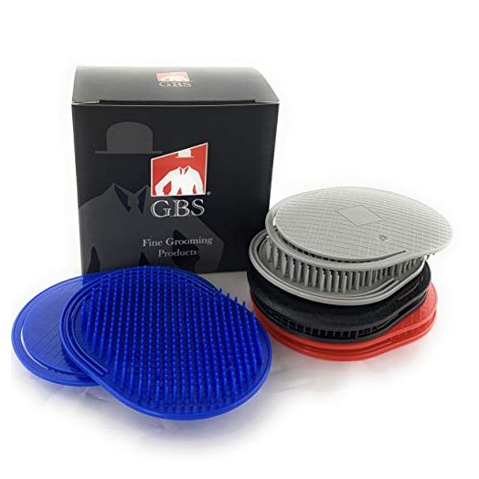 G.B.S 8pcs Multi Colored Shower Palm Hair Brush for Men OR Women, Portable Hair Brushes Beard Shampoo Brushes Pocket Comb Scalp Massager Brush for Home, Gym, Office Travel