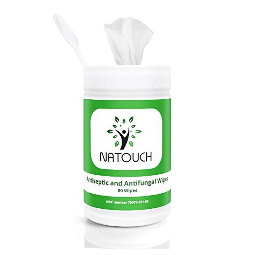 Natouch Body Wipes, Curing and Conditioning Skin camp wipes help Athletes Foot, Jock Itch