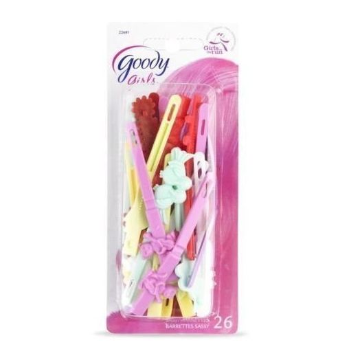 Goody Girls Classics Barrettes, Self Hinge, 1.5 Inch, 26 Count