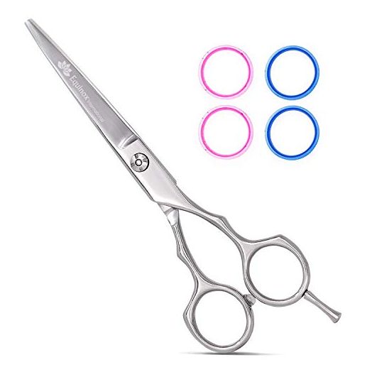 Equinox Barber & Salon Styling Series, Barber Hair Cutting Scissors/Shears, 6.0" Overall Length