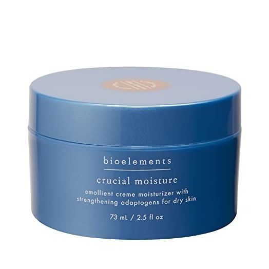 Bioelements Crucial Moisture - 2.5 fl oz - Emollient Cream Facial Moisturizer for Dry Skin - Improve Fine Lines - Vegan, Gluten Free - Never Tested on Animals