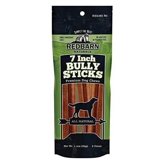 Redbarn 7" Bully Sticks for Dogs (3-Count, Pack of 9)